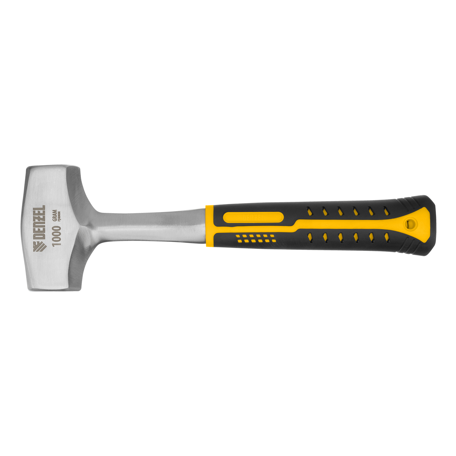 Кувалда 1 кг, цельнометаллическая,  двухкомпонентная  рукоятка