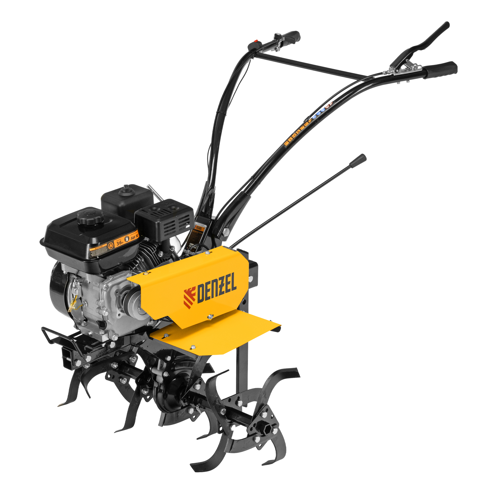 Мотоблок DPT-170, 7 л.с., ремен.сцеп, шир 85 см, глуб 35 см,фрез 3х3,ШОМ,скор 2В/1Н,кол 8'