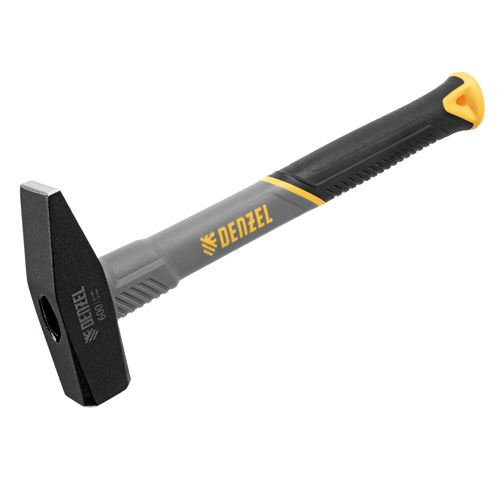 Молоток слесарный, 600 г, кованый, фибергласовая  рукоятка c TPR покрытием