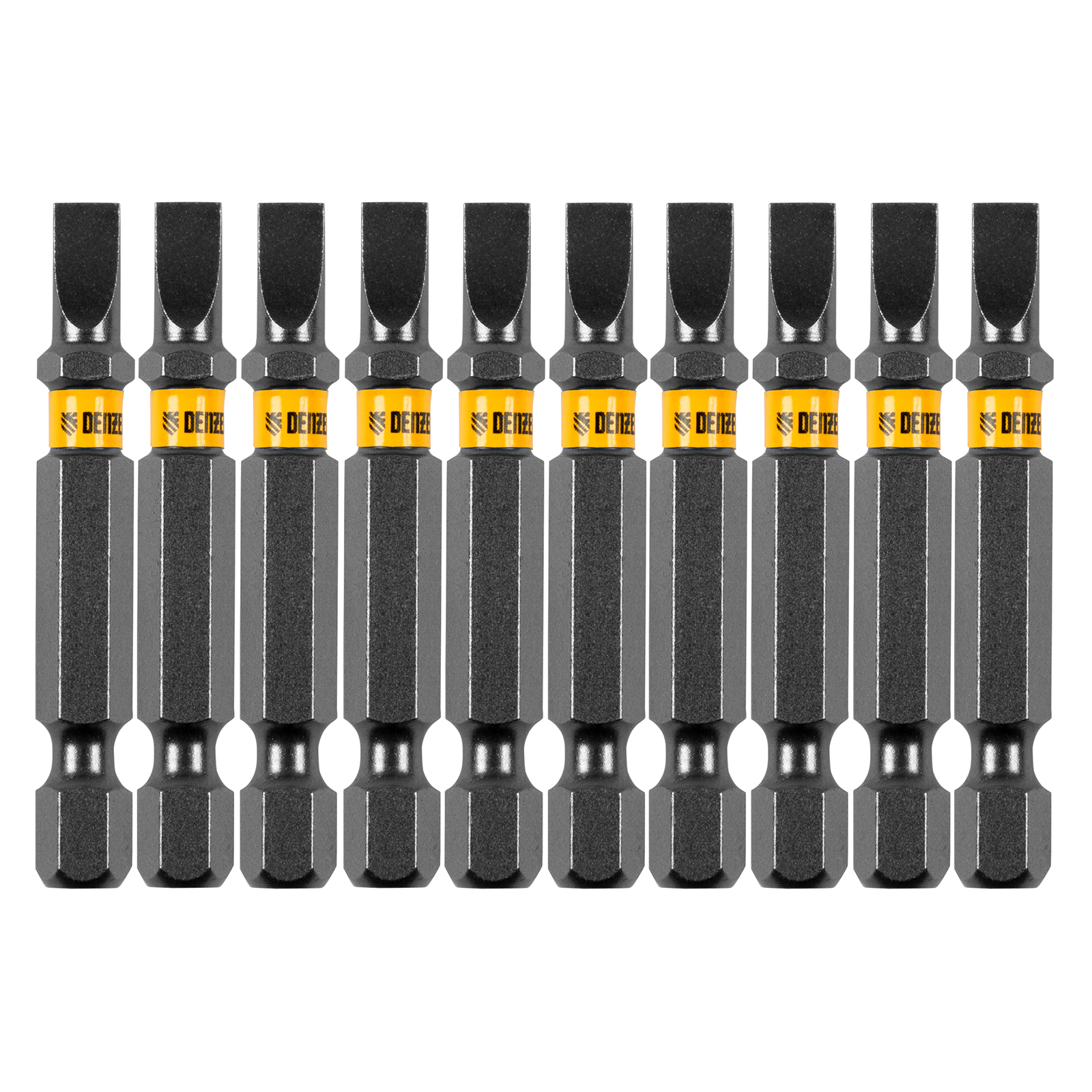 Набор бит SL5,0х50, сталь S2, шестигранный профиль, 10шт.