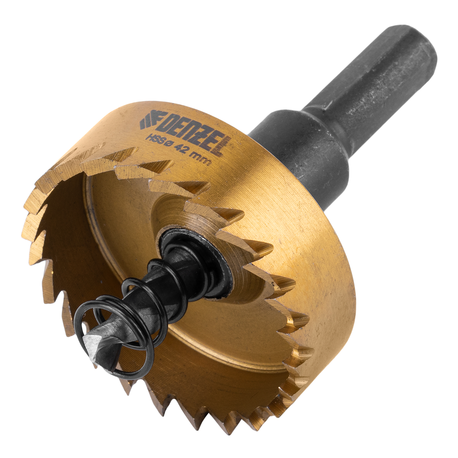 Коронка по металлу HSS, 42 мм, нитридтитановое покрытие