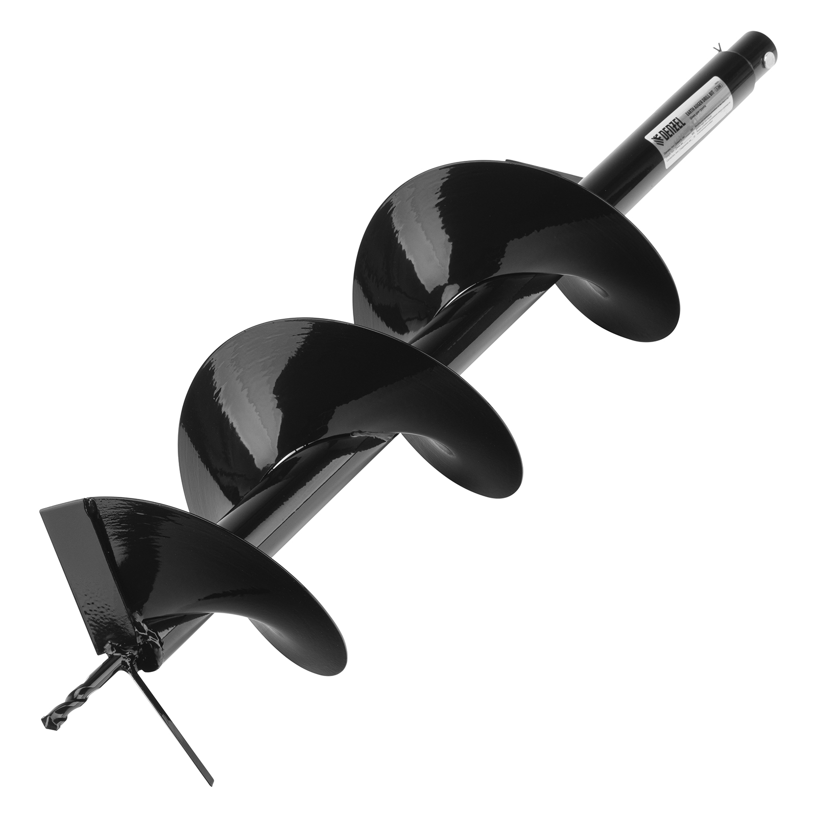 Шнек для грунта E-200, диаметр 200мм, длина 800мм,соединение 20мм, несъёмный нож