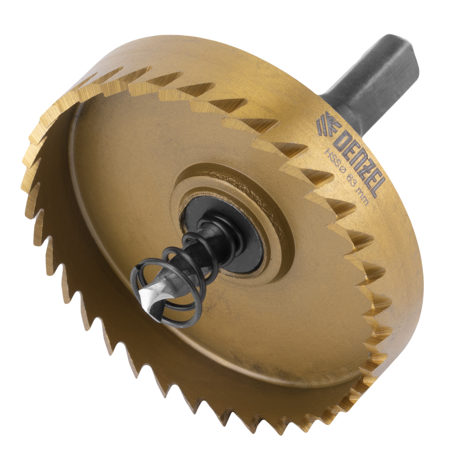 Коронка по металлу HSS, 63 мм, нитридтитановое покрытие