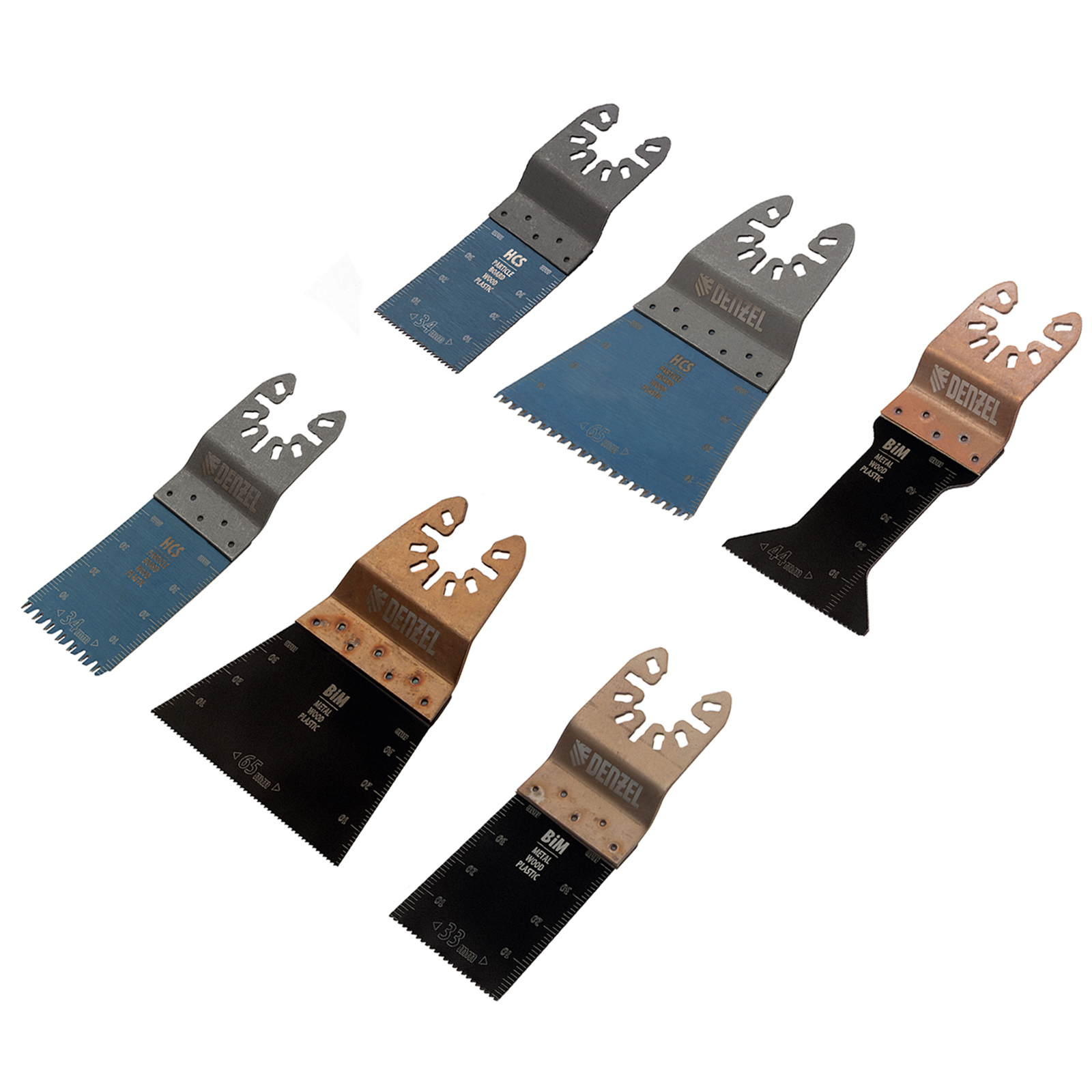 Набор насадок для МФИ по дереву и металлу, 6 шт.