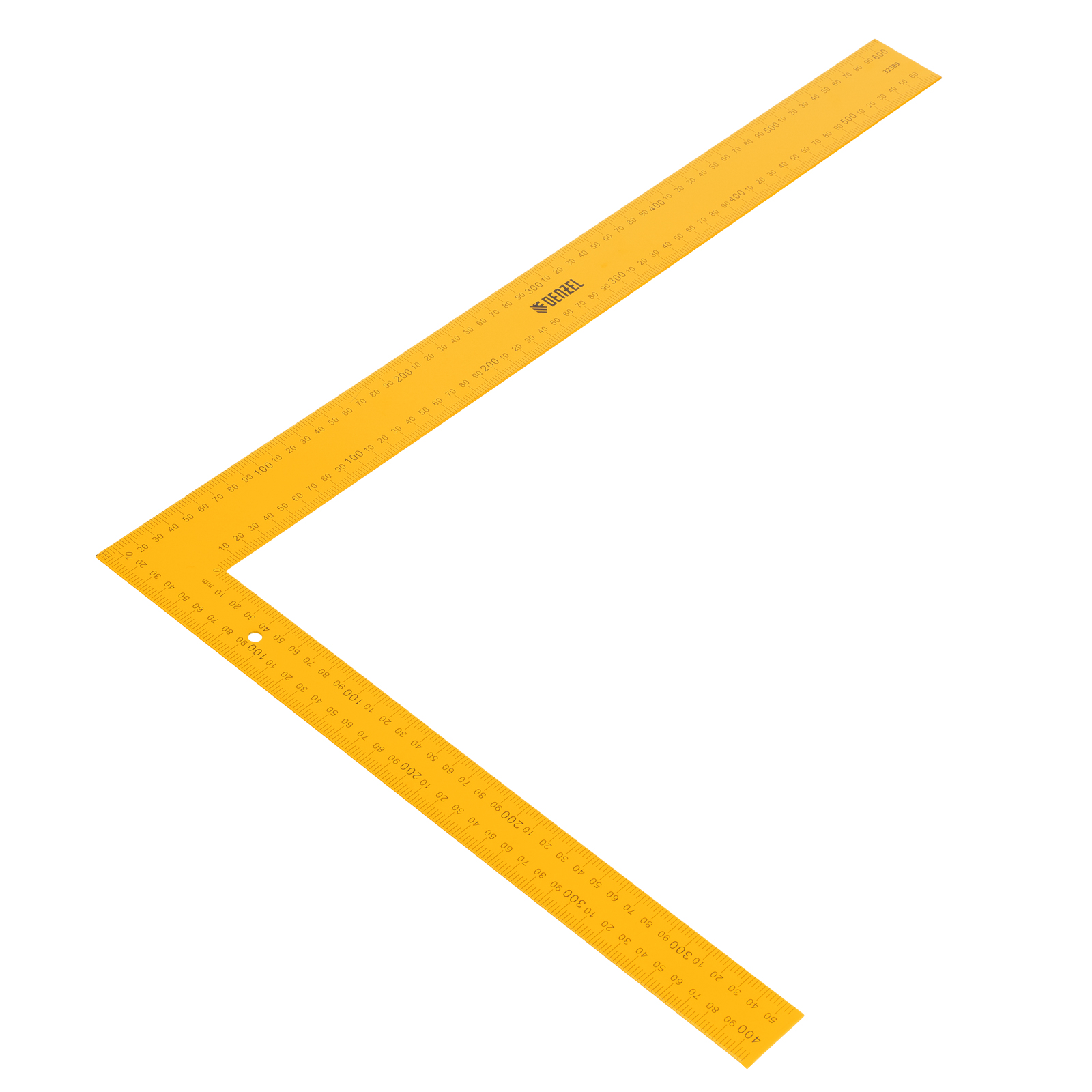 Угольник стальной, 400 мм х 600 мм, ультрафиолетовая печать (измерительная шкала)