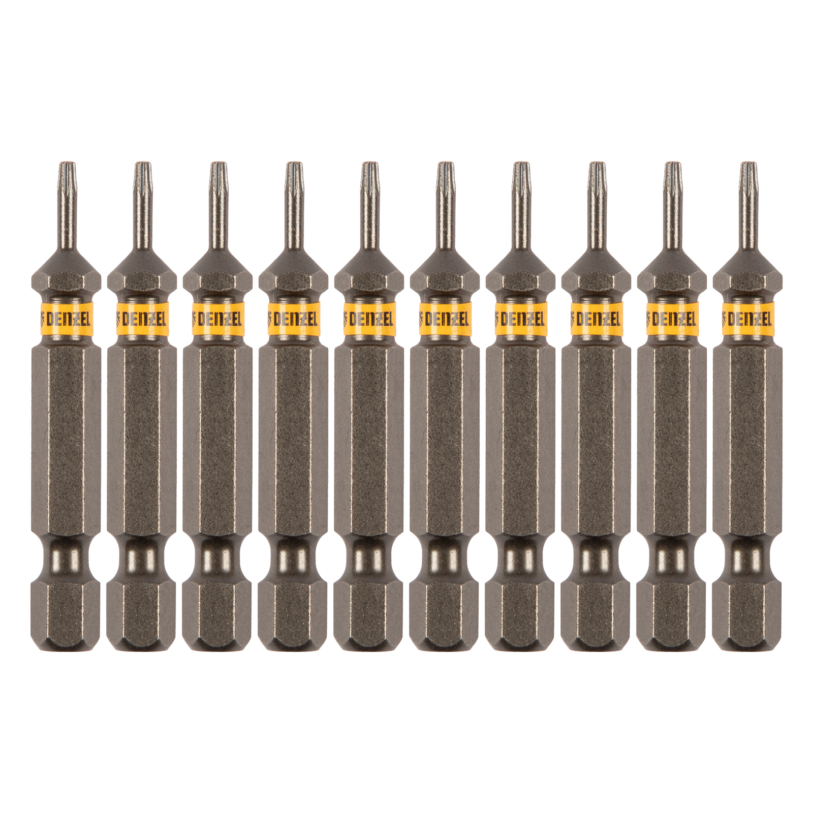 Набор бит TORX 6х50, сталь S2, шестигранный профиль, 10 шт.