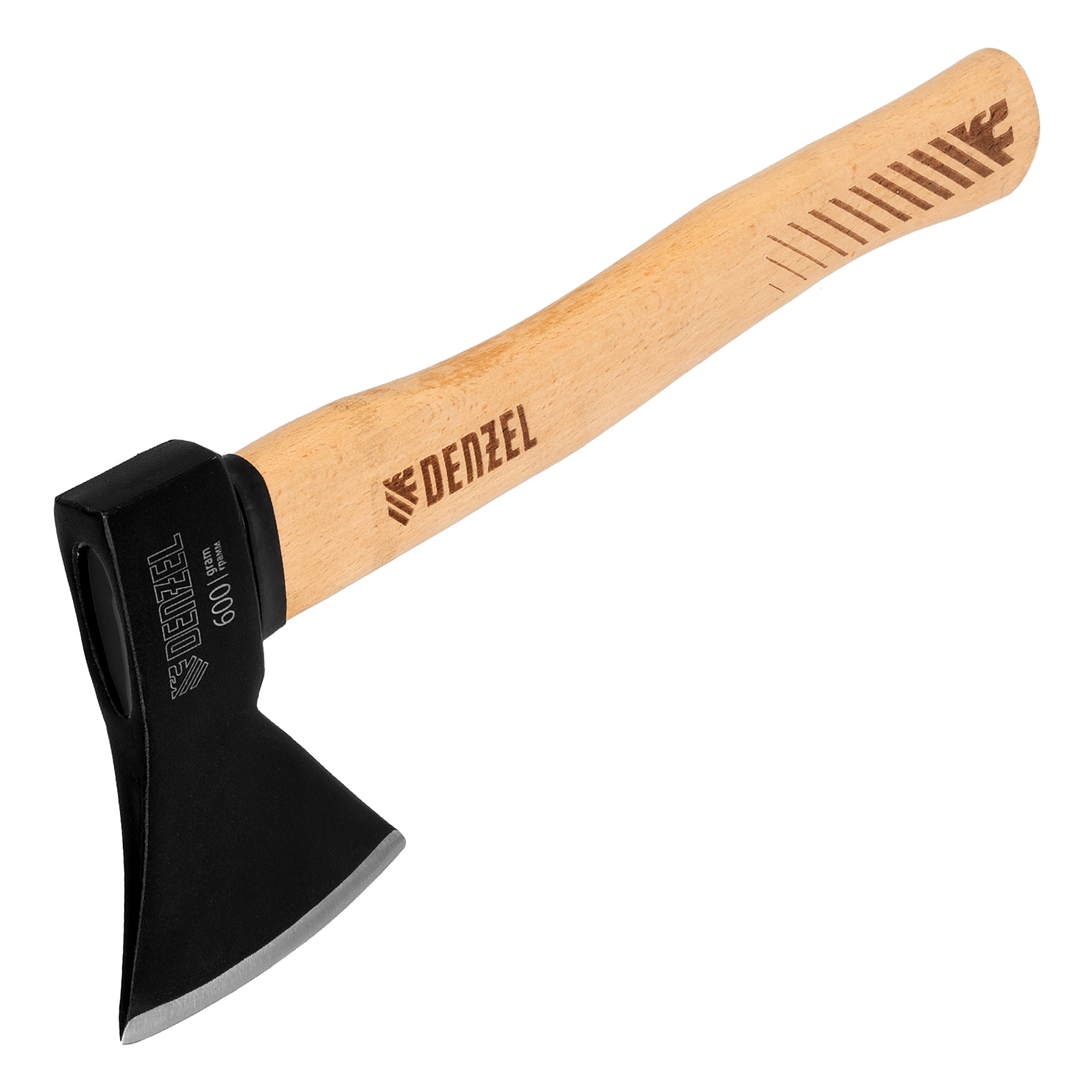 Топор, 600 г, кованый, буковое топорище