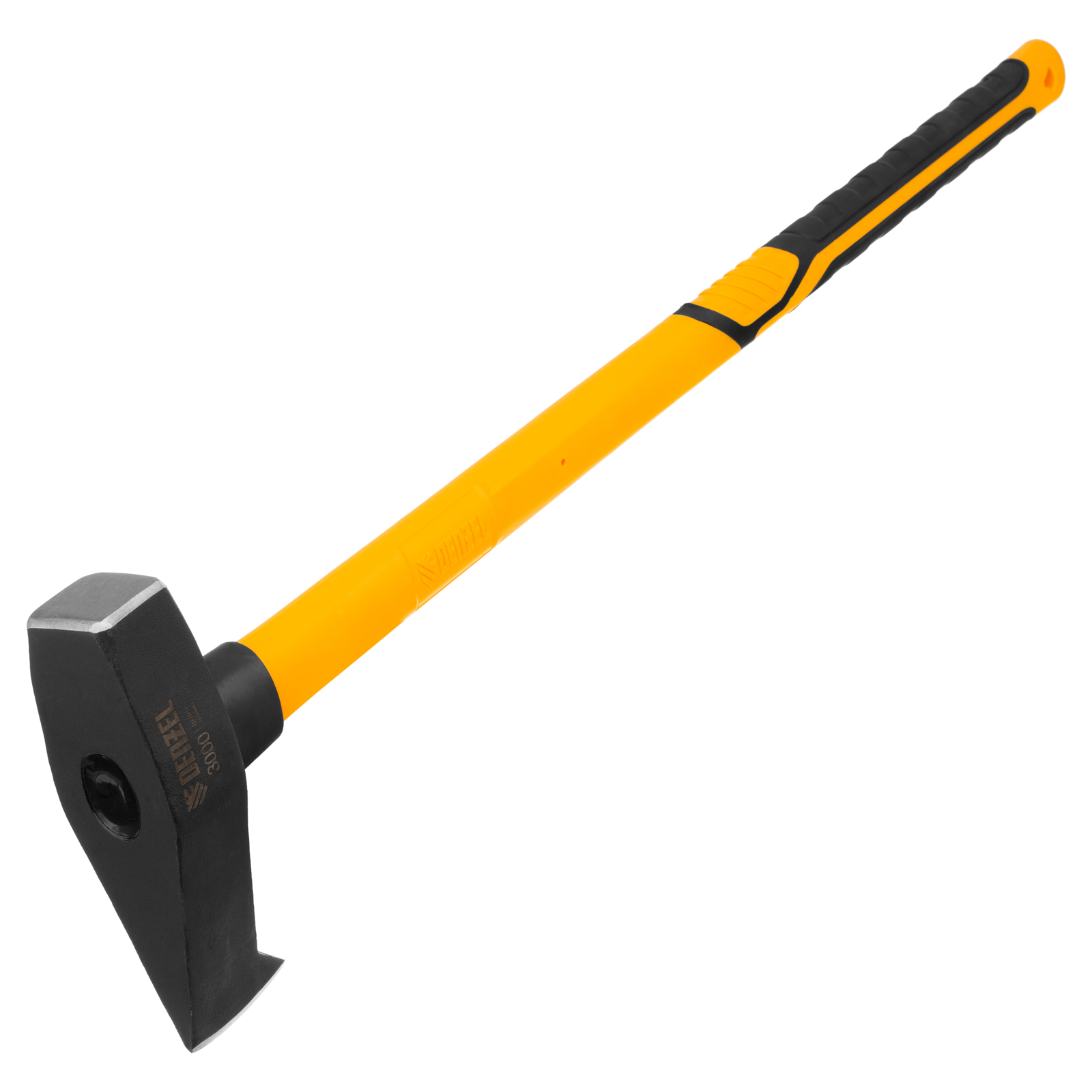 Колун-кувалда 3000 г, кованая, фибергласовая  рукоятка c TPR покрытием, 880 мм