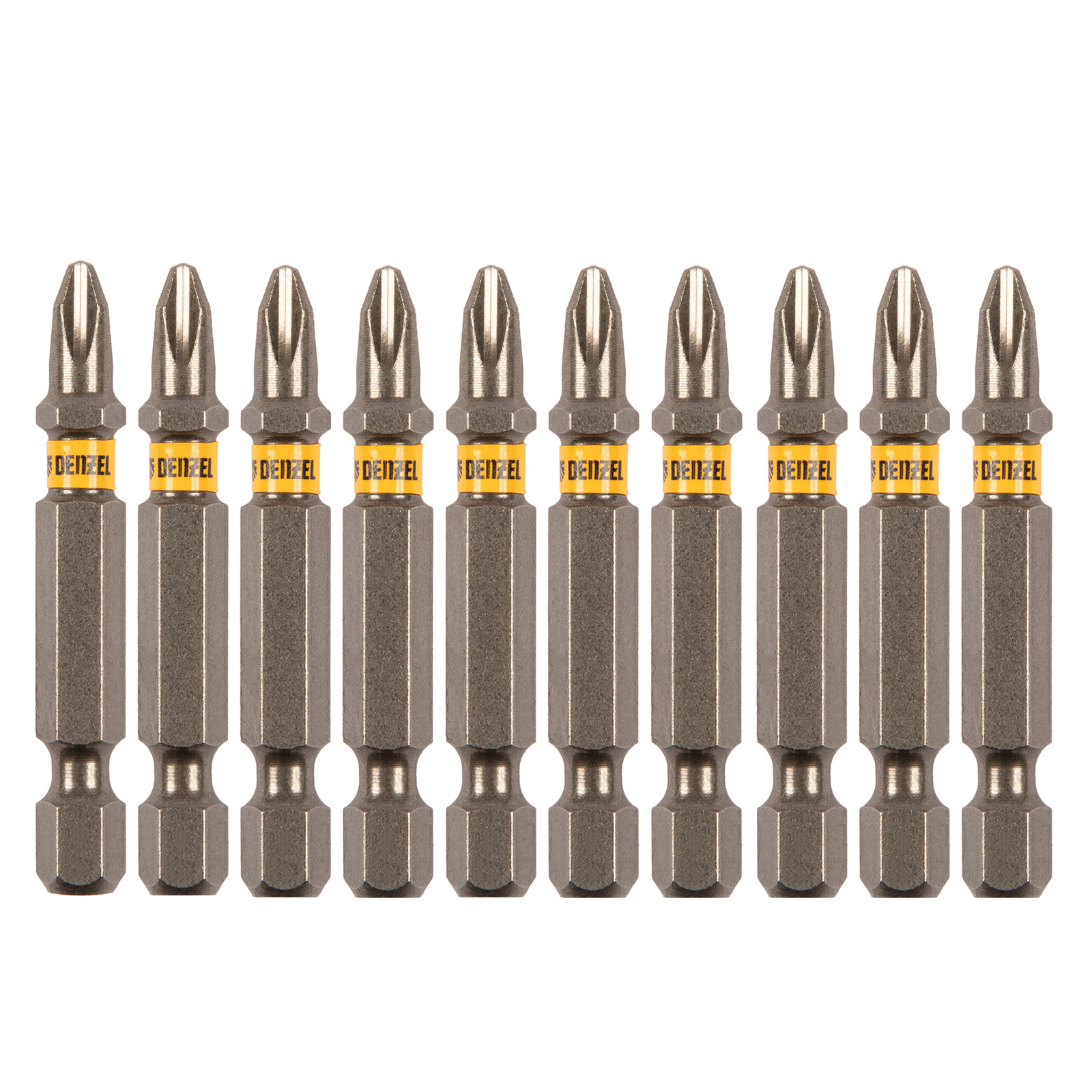 Набор бит PH2х50, сталь S2, шестигранный профиль, 10 шт.