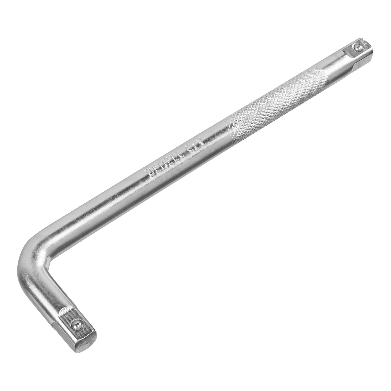 Вороток Г-образный, 250*50 мм, квадрат 1/2', CrV, матовый хром