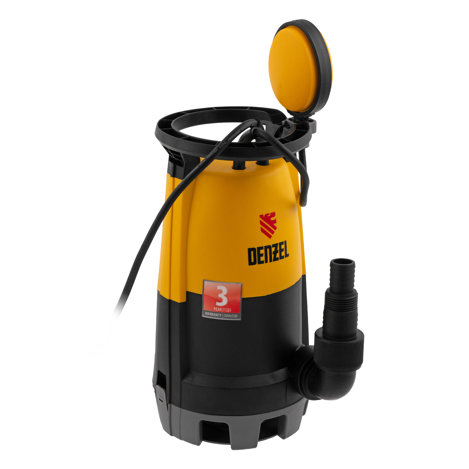 Дренажный насос для чистой и грязной воды DP-600S, 600 Вт, напор 7 м, 13000 л/ч