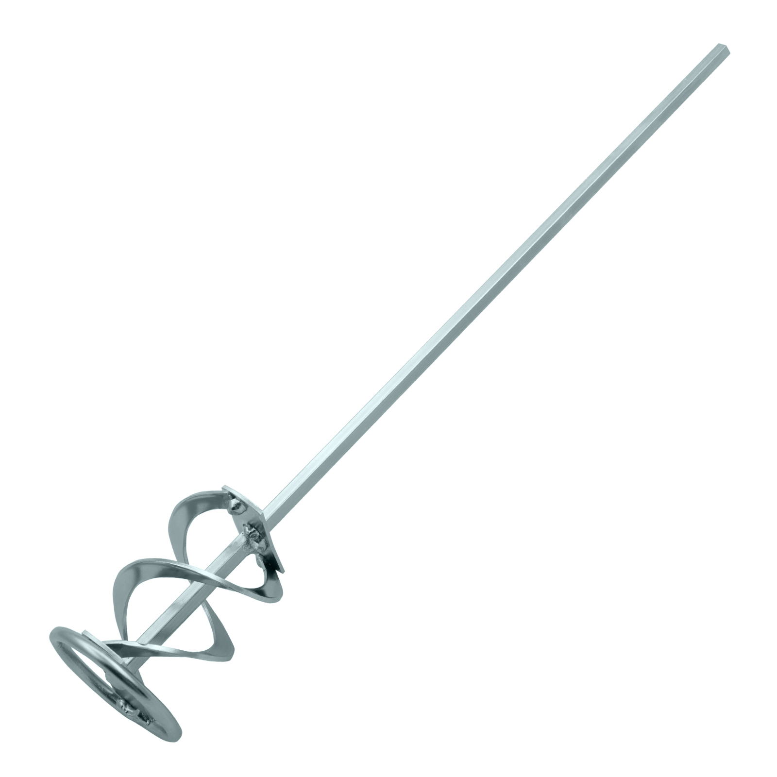 Миксер для красок и штукатурных смесей,60 х 400 мм,оцинкованный,шестигранный хвостовик 8 мм