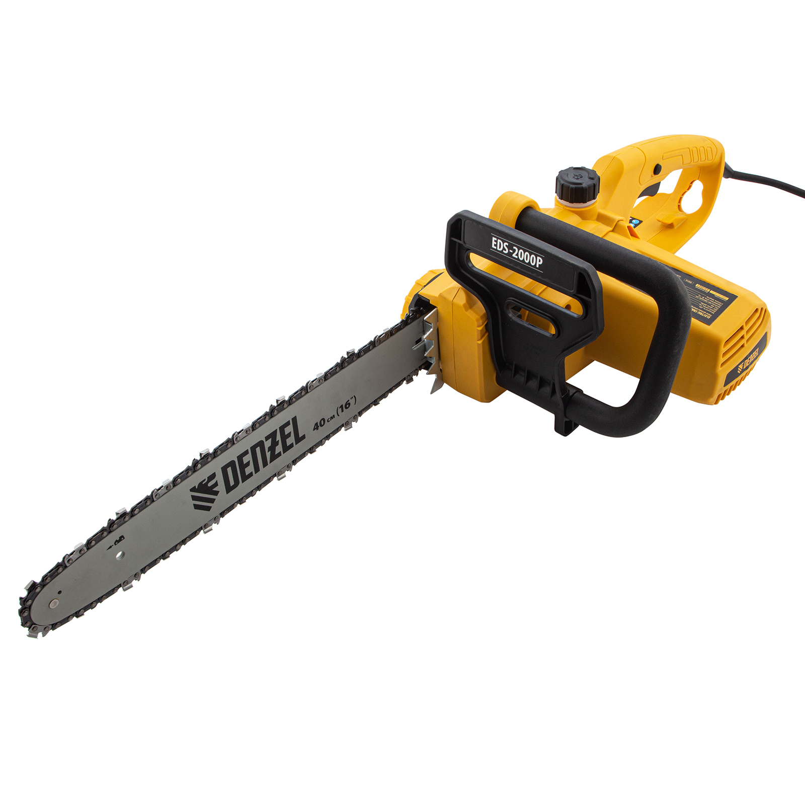 Пила цепная электрическая EDS-2000P, 2кВт,поперечная,шина 40см,шаг 3/8, паз 1,3мм, 57зв