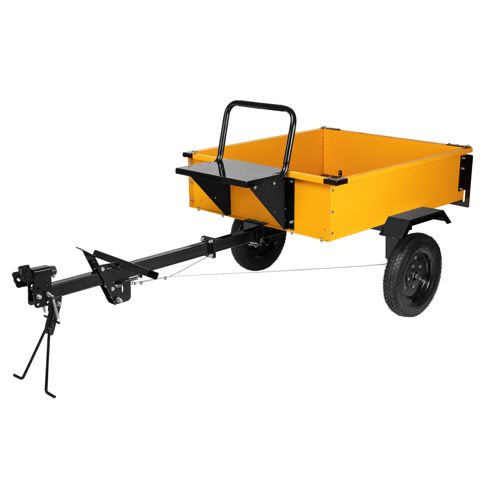 Прицеп для мотоблока TT-500, оцинк., груз. 500 кг, рег. сцепка, колеса 4.00-10, в упаковке