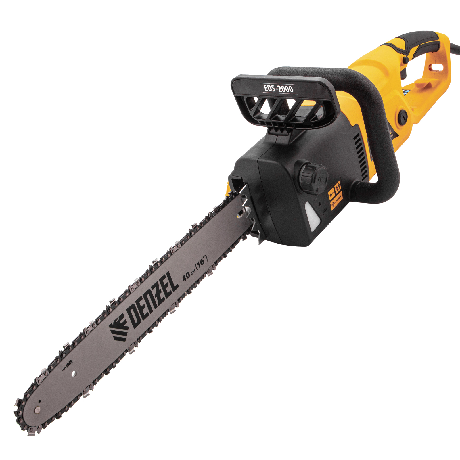 Пила цепная электрическая EDS-2000, 2кВт,продольная,шина 40см,шаг 3/8, паз 1,3мм, 56зв