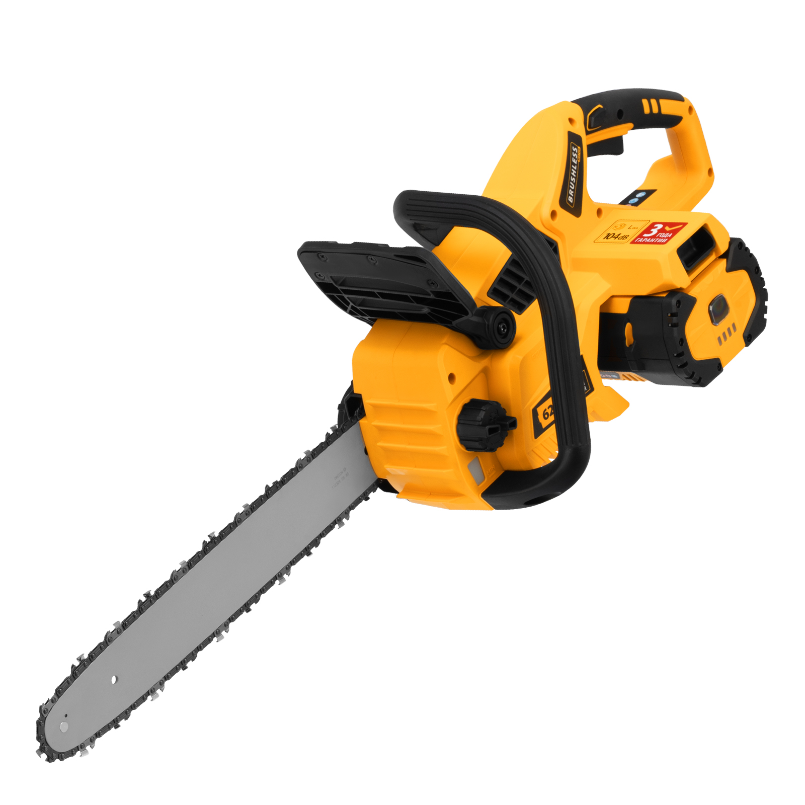 Пила цепная  аккумуляторная  бесщет., RCS 400-62, 400 мм, Li-ion, 62В