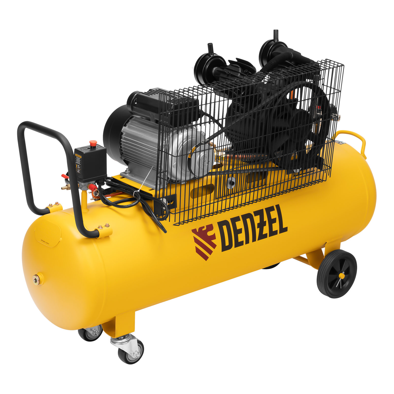 Компрессор воздушный рем. привод BCV2300/100, 2,3 кВт, 100 литров, 440 л/мин