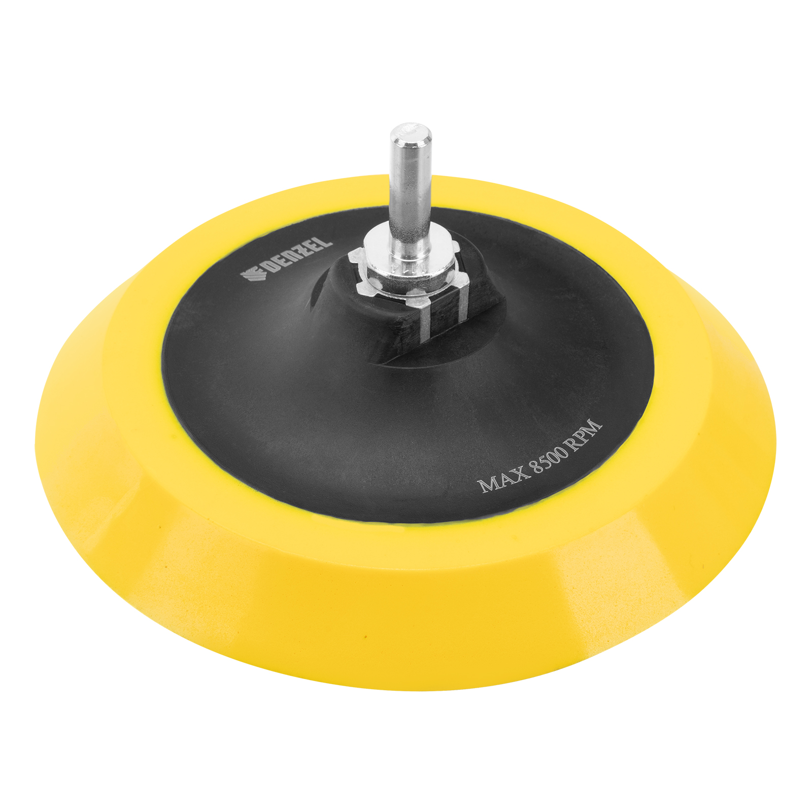 Тарелка опорная для дрели и УШМ с липучкой, 150 мм, мягкая, с адаптером c М14 на d9