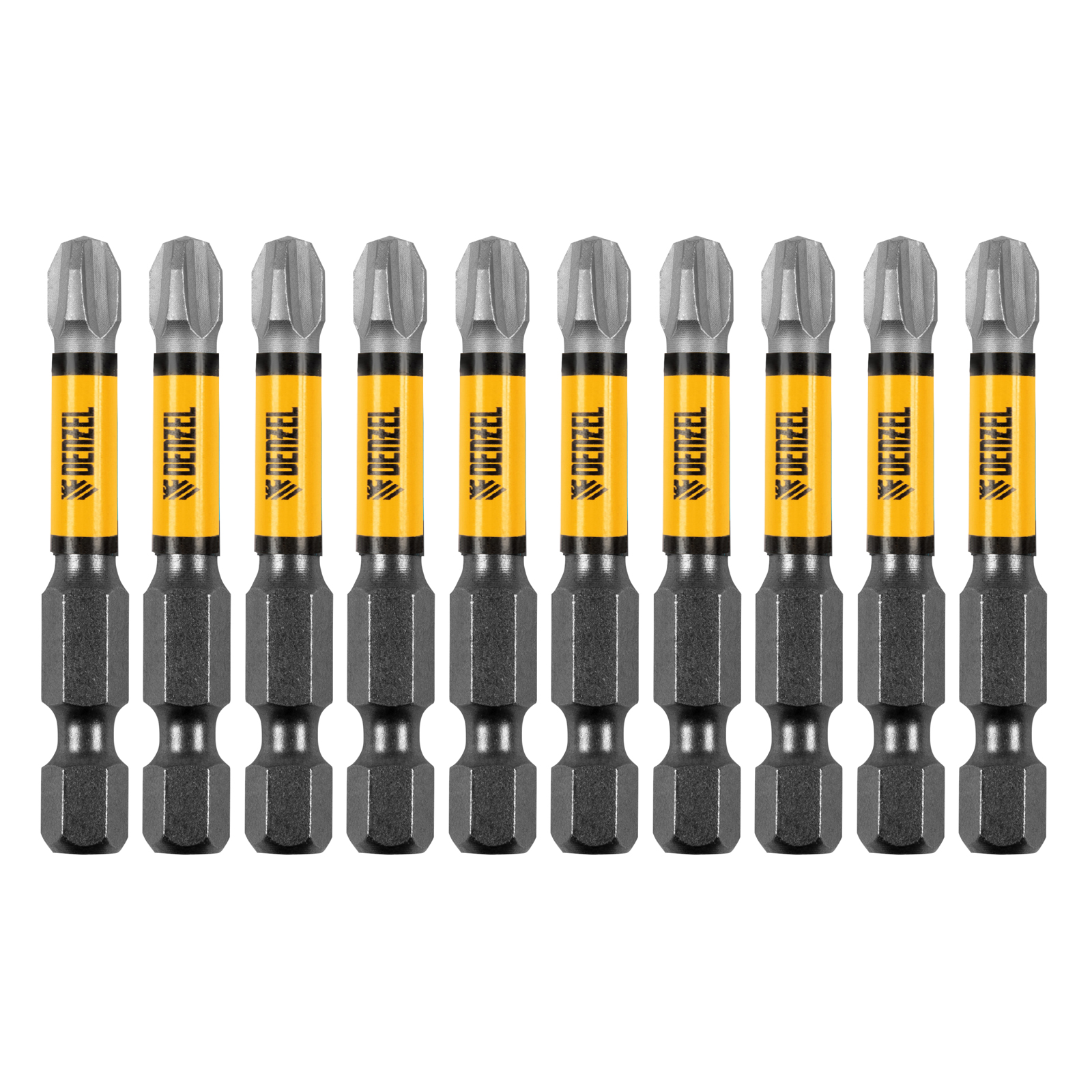 Набор бит торсионных PH3x50 мм, лазерная обработка шлица, сталь S2, 10 шт.