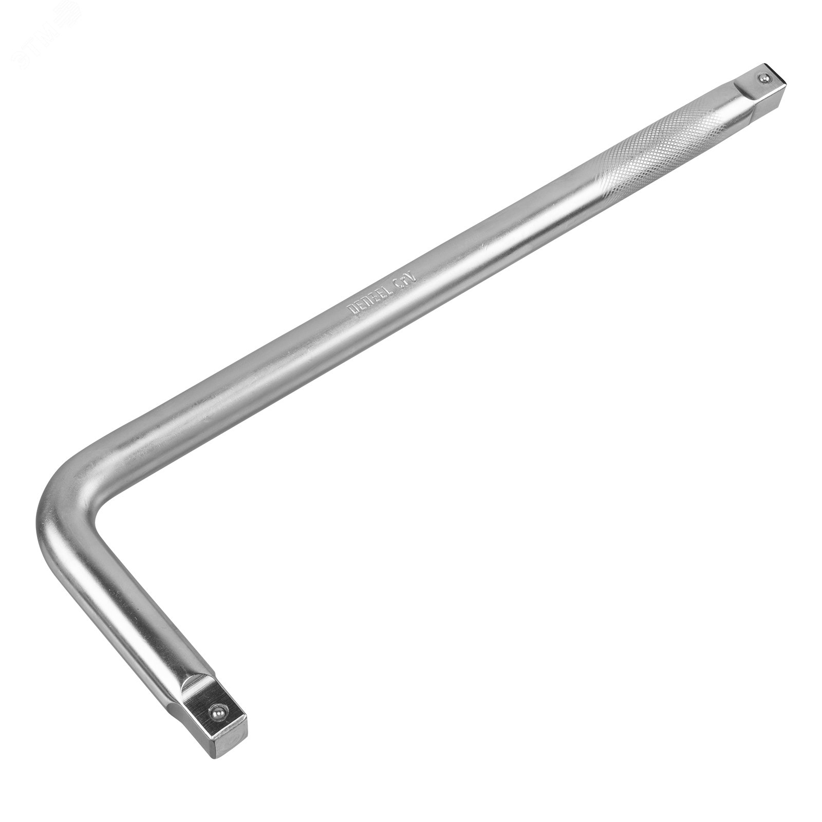 Изображение товара Г-образный вороток Denzel 14069 450x150 мм CrV хром 3/4''