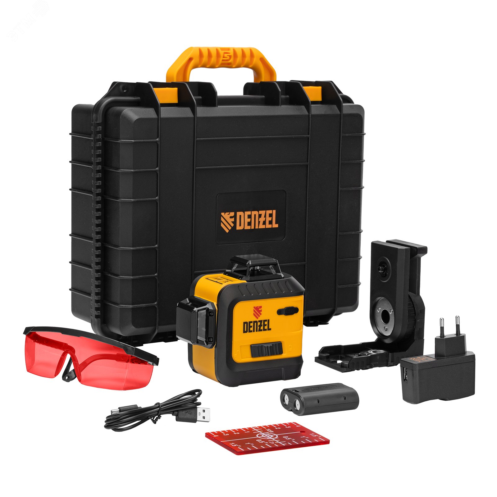 Изображение товара Лазерный уровень мультипризменный LX 360-2 Red, 30 м, 635 нм, акк. Li 2800 мАч, резьба 5/8 (шт)