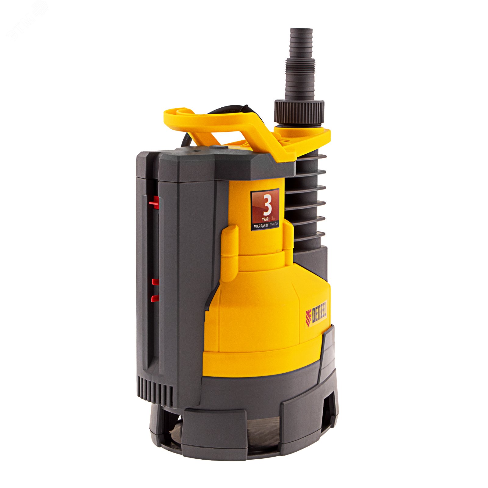 Изображение товара Дренажный насос Denzel DPX950 950 Вт 15500 л/ч 8,5 м подъем для чистой и грязной воды