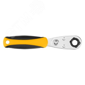 Изображение товара Ключ-трещотка для бит 1/4, 52 зуба, CrMo, адаптер для торцевых головок (шт)