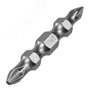 Набор бит двухстор., PH2-PH1х45 мм, сталь S2, 10шт. - фото 3