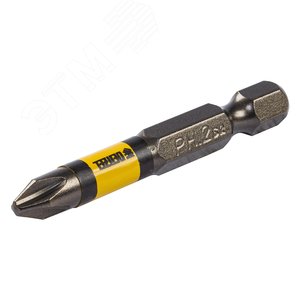 Набор бит комбинированный 3 шт., РН1, РН2, РН3, 50 мм, сталь S2 - фото 2