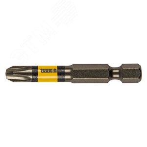 Набор бит комбинированный 3 шт., РН1, РН2, РН3, 50 мм, сталь S2 - фото 6