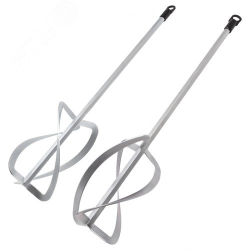 Изображение товара Комплект насадок для строительного миксера, 2шт., 220х560 мм, оцинкованные, хвостовик HEX14 (шт)