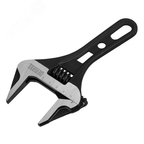 Изображение товара Ключ разводной 185 мм, CrV, кованый, укороченная рукоятка (шт)