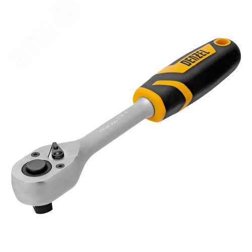 Ключ-трещотка 1/2', 90 зубьев, с быстрым сбросом, CrV - фото 1