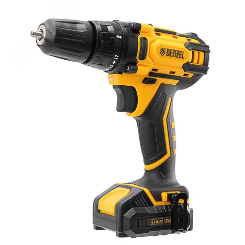 Изображение товара Дрель-шуруповерт аккумуляторная CDL-12-02BM, Li-Ion, 12 В, 2 акк. (шт)