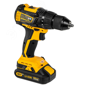 Дрель-шуруповерт аккумуляторная, бесщет. BLDL-IB-18-02, Li-Ion, 18 В, 2 акк. - фото 2