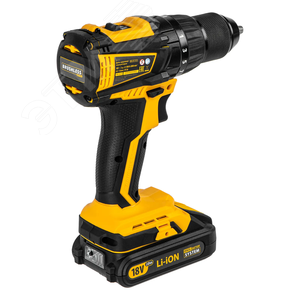 Дрель-шуруповерт аккумуляторная, бесщет. BLDL-IB-18-02, Li-Ion, 18 В, 2 акк. - фото 3