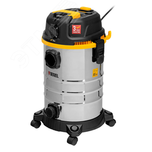 Пылесос строительный RVC30, 1400 Вт, бак 30 л, шланг 3 м, розетка с автосинхр. - фото 2