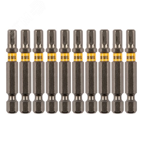 Изображение товара Набор бит HEX 5х50, сталь S2, шестигранный профиль, 10 шт. (набор)