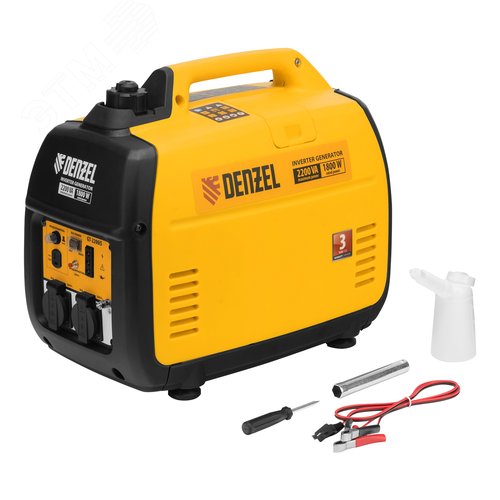 Изображение товара Генератор инверторный GT-2200iS, 2,2 кВт, 230 В, бак 4 л, закрытый корпус, ручной старт (шт)