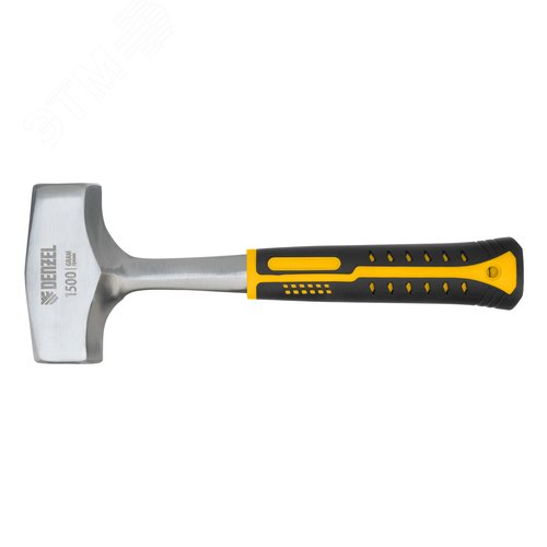 Изображение товара Кувалда 1,5 кг, цельнометаллическая, двухкомпонентная рукоятка (шт)