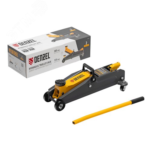 Изображение товара Домкрат гидравлический подкатной, 2 т, 135-385 мм (шт)