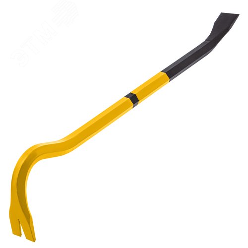 Изображение товара Лом-гвоздодер, 450 мм, шестигранный 16 мм, окрашенный, сталь 66 (шт)