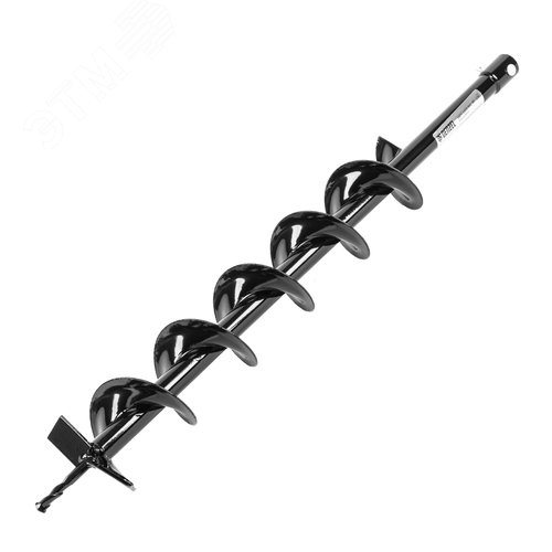 Изображение товара Шнек для грунта E-100, диаметр 100мм, длина 800мм,соединение 20мм, несъёмный нож (шт)