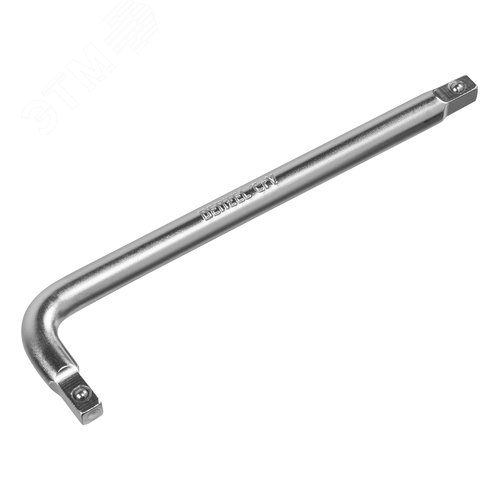 Изображение товара Вороток Г-образный, 150*40 мм, квадрат 1/4', CrV, матовый хром (шт)