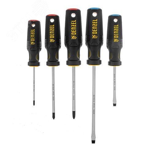 Изображение товара Набор отверток, 5 шт., PH+SL, S2, 3к рукоятка (шт)