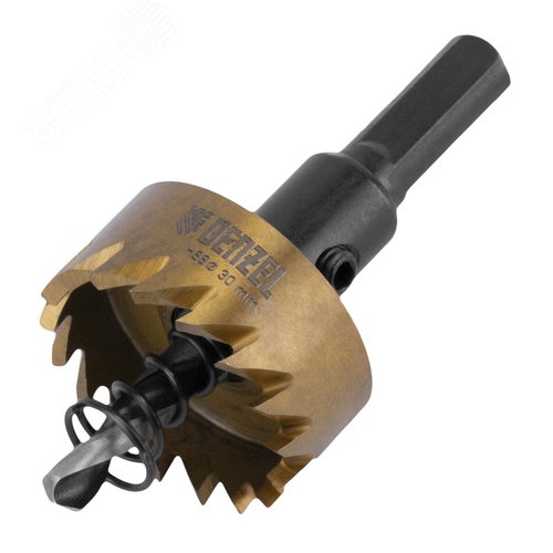 Изображение товара Коронка по металлу HSS, 30 мм, нитридтитановое покрытие (шт)