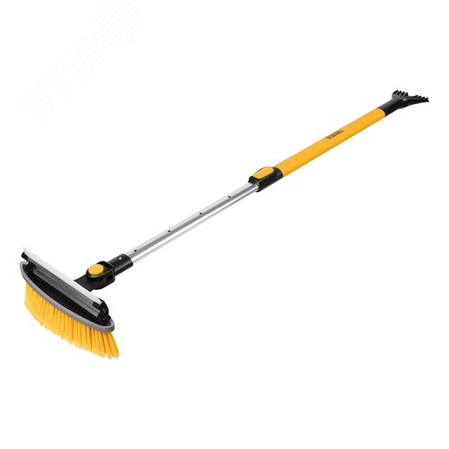 Щетка сметка со скребком, телескоп, поворотная голова, водосгон 950-1320 мм - фото 2