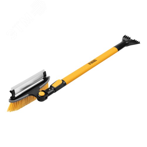 Щетка сметка со скребком, телескоп, поворотная голова, водосгон 950-1320 мм - фото 3