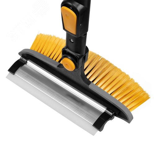 Щетка сметка со скребком, телескоп, поворотная голова, водосгон 950-1320 мм - фото 4