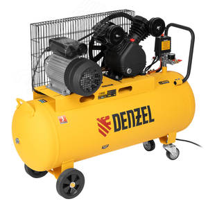 Компрессор воздушный рем. привод BCV2200/100, 2,2 кВт, 100 литров, 370 л/мин - фото 2